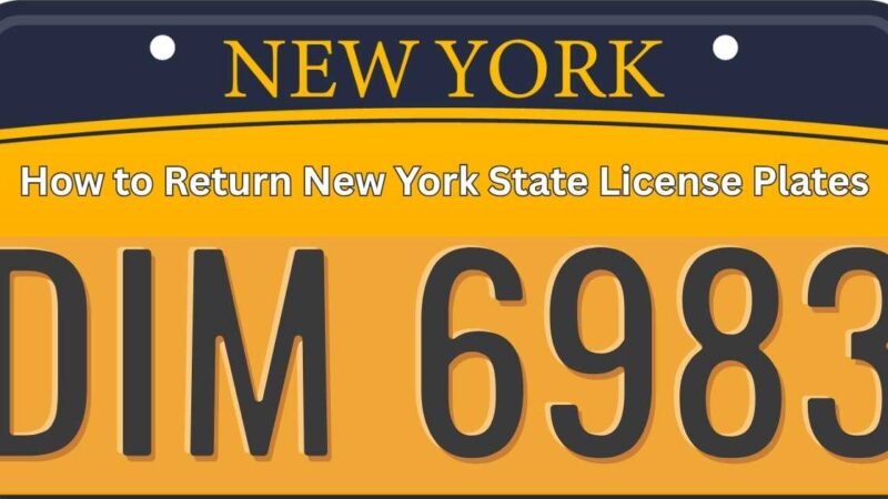 How to Return New York State License Plates: Complete Guide