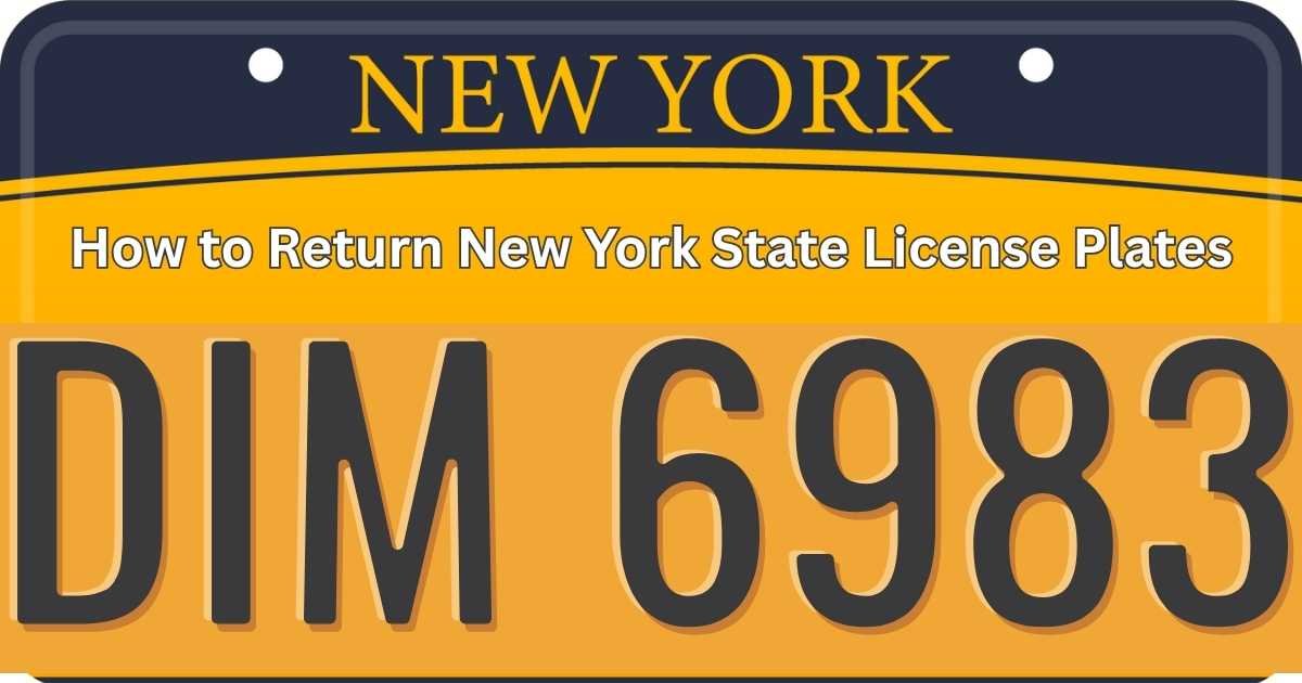 How to Return New York State License Plates: Complete Guide
